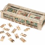 A NAPOLEONIC PRISONER-OF-WAR BONE DOMINO BOX EARLY 19TH CENTURY