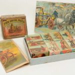 McLoughlin Bros. fire engine puzzle block set