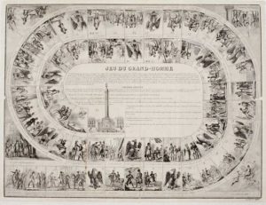 Jeu du Grand-Homme Board Game ca. 1835 (published)