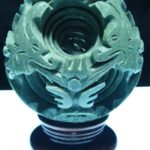 LARGE JADE 8 LAYER DRAGON PUZZLE BALL SPHERE