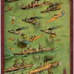 WORLD WAR II NAVAL BATTLE BAGATELLE GAME