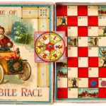 Mcloughlin Bros. Game of the Automobile Race